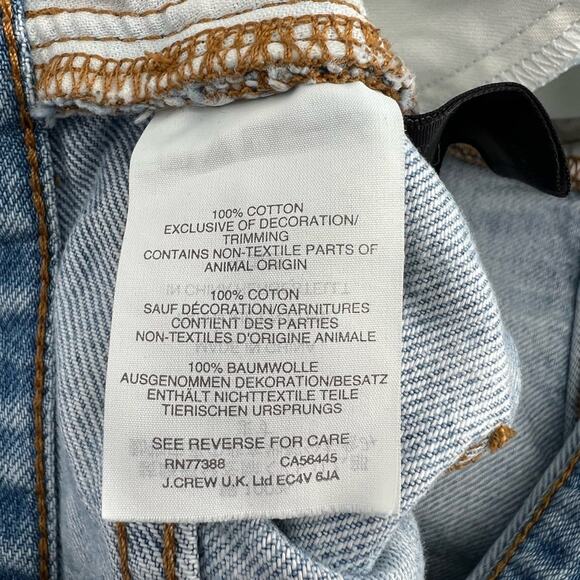 Madewell The Perfect Summer Jean Light Wash Denim Boyfriend Style Jeans Sz 24 - Picture 9 of 11